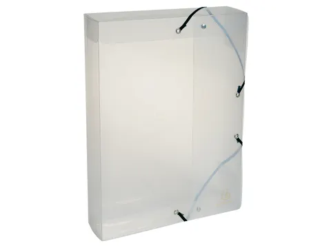 Klasseerdoos CRYSTAL PP rug 60mm transp.