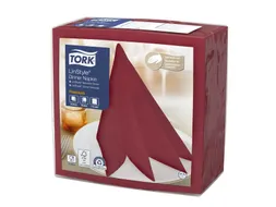 Dinerservet Tork Linstyle Premium bordeaux 478885 50 vel