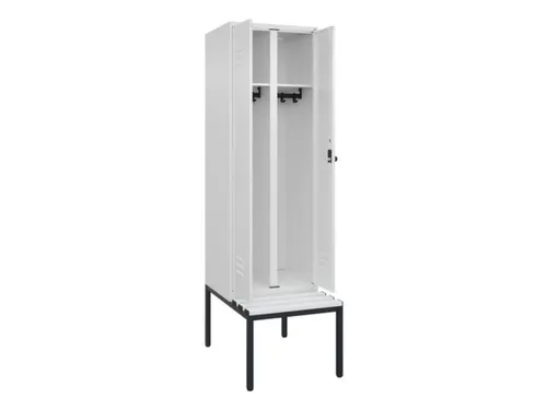 locker voor scheiding van kleding,HxBxD 2120x600x815mm,2vak