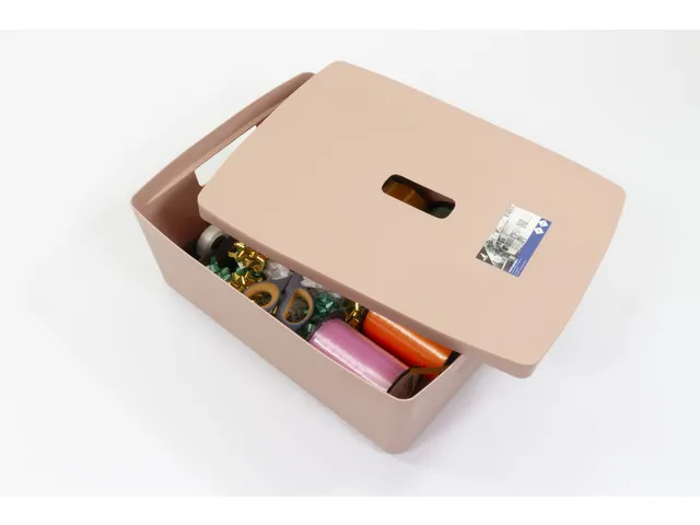 Couvercle Kangaro M PP rose pour boîte de rangement de 20/28 litres