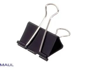 Papierklem MAUL 213 Foldback 40mm capaciteit 17mm zwart - 2