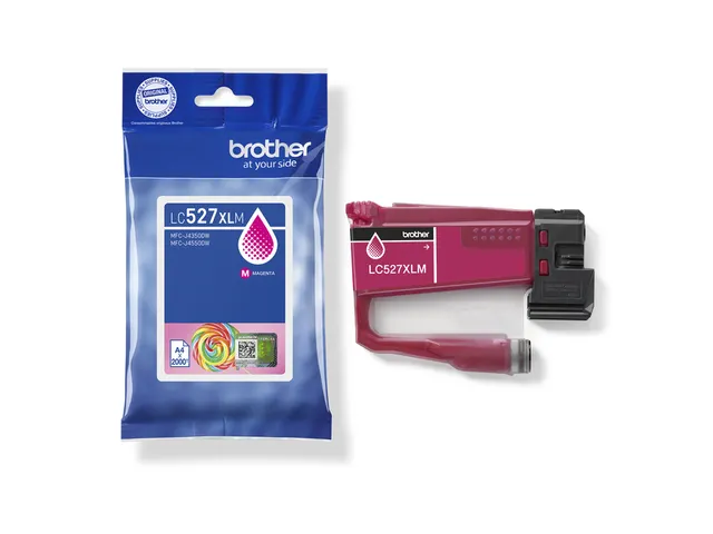 Inktcartridge Brother LC-527XLM HC rood 2000 pagina's