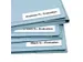 Labeltape Dymo 45803 LabelManager D1 polyester 19mm zwart op wit