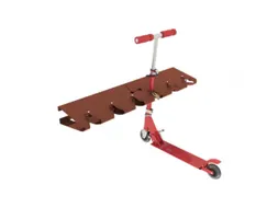 Steprek voor 6 steppen L 990mm eenzijdig roesteffect