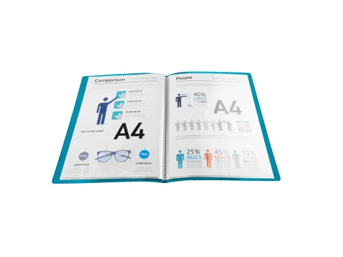 Showalbum Teksto A4 40 tassen geassortee