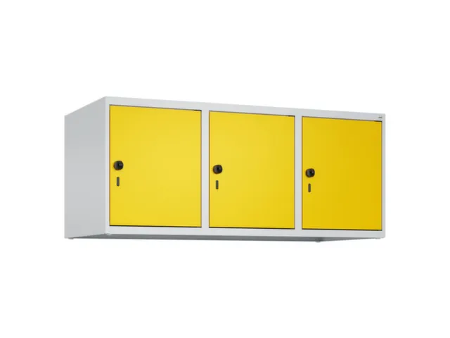 opzetkast,v. locker,3vak.,vak B 400mm,HxBxD 500x1200x500mm