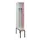 locker met bank,voor scheiding van kleding,HxBxD 2120x300x815mm,1vak