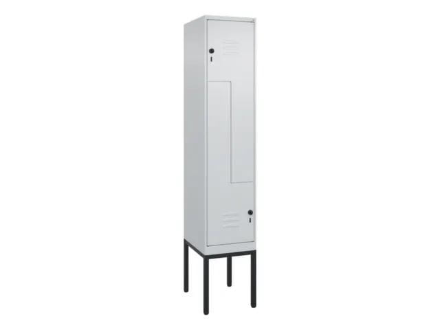 armoire vestiaire Z HxlxP 2120x400x500mm larg. compart. 200/400mm