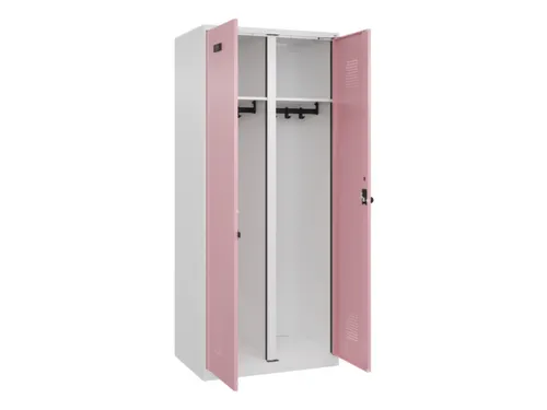 locker voor scheiding van kleding,HxBxD 1850x800x500mm,2vak