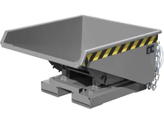mini-kiepbak,HxLxB 540x960x925mm,0,225m³,draagverm. 750kg,RAL7005 - 2
