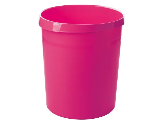 Papierbak HAN Grip 18 liter met 2 grijpranden Trend Colour roze