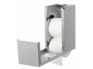 Toiletpapier Dispenser RVS 2 Voor Kokerloze Rollen Toiletpapier - 2