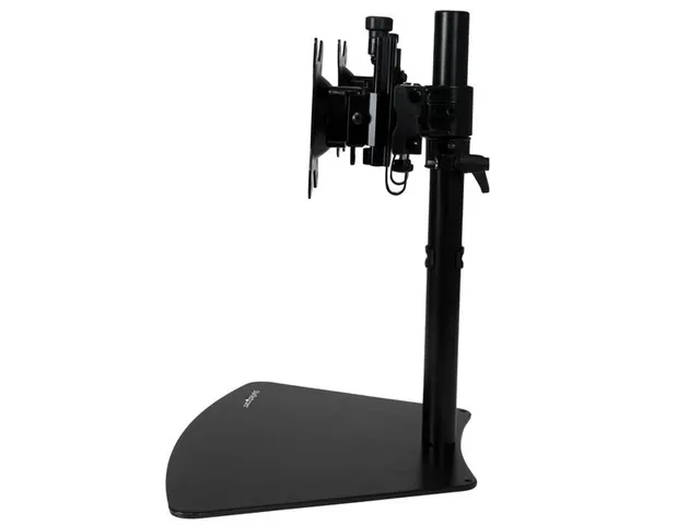 Support 2 écrans Noir