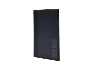 Menukaart Securit Trendy A4 2 tassen zwart lederlook - 4