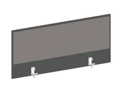 baliepaneel bureau aanbouw achter MS-donkergrijs BN8078-grijs 1000mm