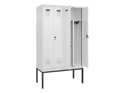 PBM-locker,HxBxD 2120x1200x500mm,4vak,vak B 300mm,draaigrendel