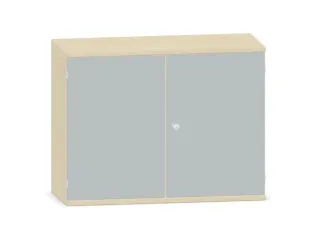 Kantoorkast 770x1000x430mm Decor Romp Esdoorn Decor Front Lichtgrijs - 1