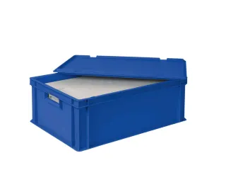 Euronorm-stapelbak,m. isoleerbox,HxLxB 220x600x400mm,44,5/20,4l,HDPE - 4