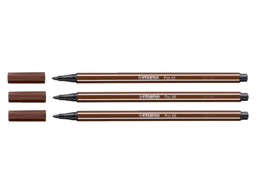 Viltstift STABILO Pen 68/45 medium bruin
