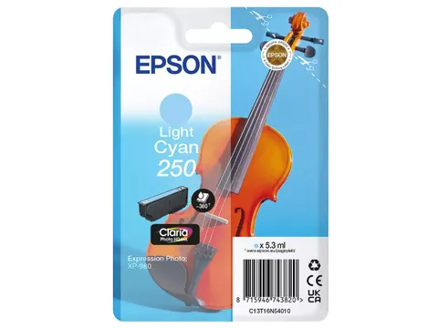 C13T16N54010 Epson 250 XP Claria Photo HD-inkt lichtcyaan 360 pagina's