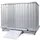 Container aquatoxische stoffen BxDxH 5075x2075x2375mm verzinkt blauw