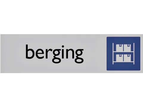 Infobord pictogram berging 165x44mm