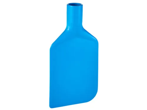 Hygiëne flexibel spatelblad Blauw met steelaansluiting 220mm