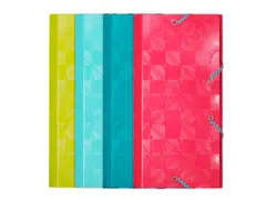 Elastomap 1928 met 3 kleppen ft DL Assorti kleuren karton