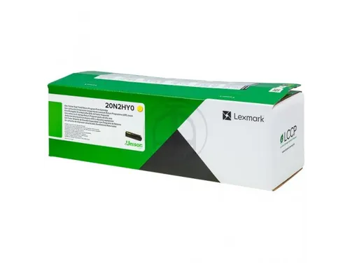 20N2HY0 LEXMARK CS/CX toner yellow HC Geel