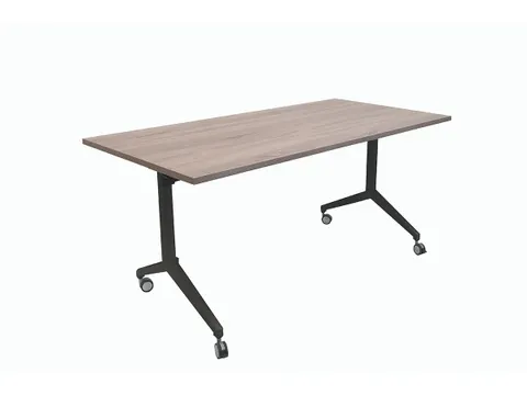 Schaffenburg Klaptafel 120x80cm Blad Robson Eik 25mm Frame Zwart