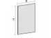 geluidabsorberende scheidingswand,HxBxD 1800x1200x41mm,wand stof,blauw