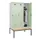 locker met bank,HxBxD 2120x1200x815mm,3vak,vak B 400mm,draaigrendel