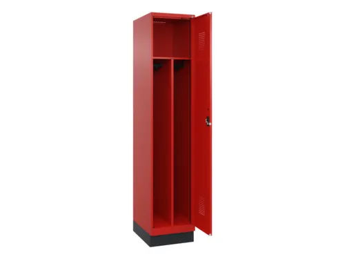 locker voor scheiding van kleding,HxBxD 1950x400x500mm,1vak