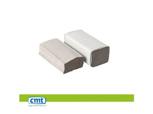CMT Handdoekpapier Z-vouw Eco Recycled 1-laags 23x25cm 20x250 Stuks