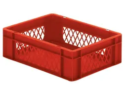 Euronorm-Stapelbak 10l H X L X B 120x400x300mm Rood