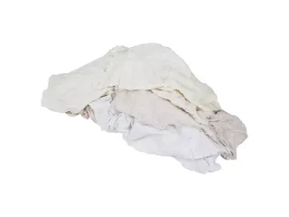 Poetslappen P25310 Dunne witte tricot gesneden 10kg - 1