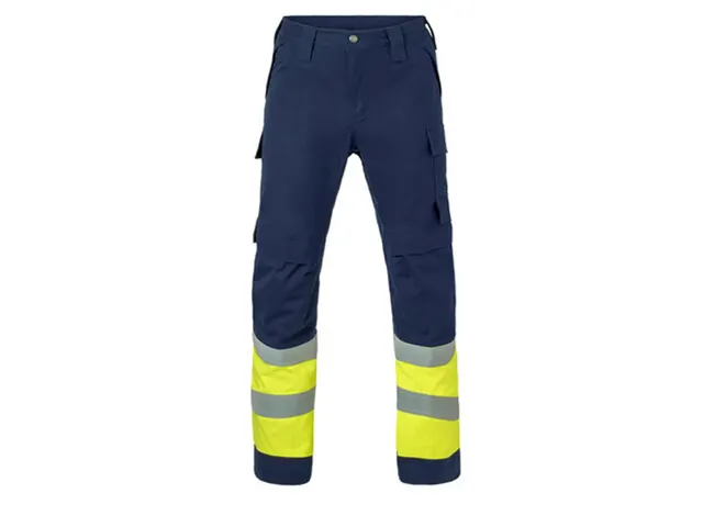 Pantalon HAVEP 80570 Bleu marine/Jaune fluo Taille 48