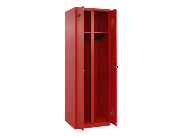 locker voor scheiding van kleding,HxBxD 1850x600x500mm,2vak