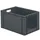 Euronorm-stapelbak 61l Hxlxb 320x600x400mm Wanden/bodem Gesloten
