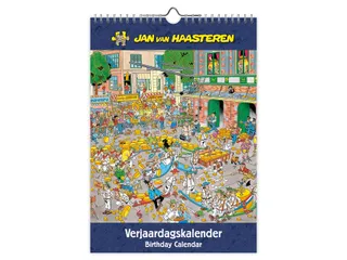 Verjaardagskalender Jan van Haasteren A4 - 1