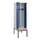locker met bank,voor scheiding van kleding,HxBxD 2120x600x815mm,2vak