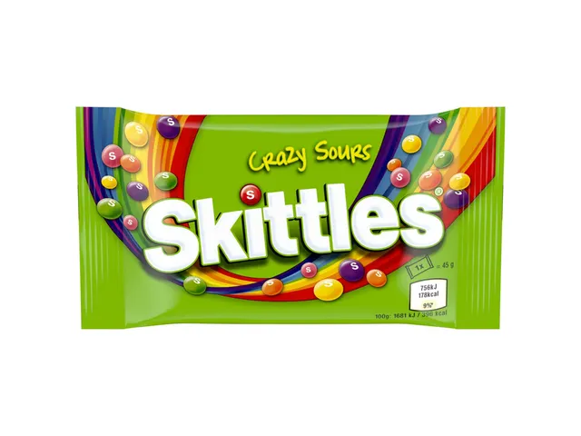Snoep Skittles crazy sour zak 45gr