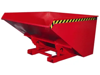Kiepbak Hxbxd 835x770x1260mm 0.30m³ Afrolmechaniek Gelakt Ral3000 - 1
