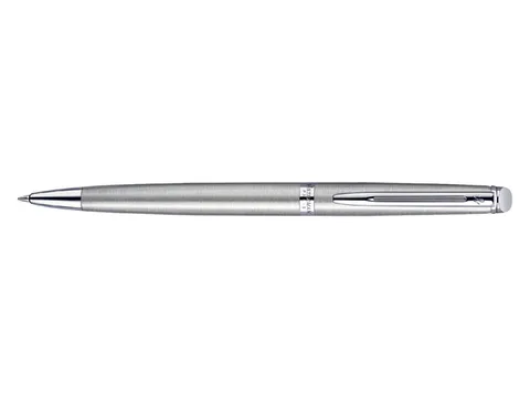 Balpen Waterman Hémisphère Stainless Steel CT Medium Blauwe inkt