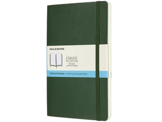 Notitieboek Moleskine large 130x210mm dots soft cover myrtle green - 2