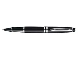 Rollerpen Waterman Expert Black lacquer CT Fijn Zwarte inkt