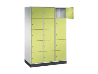 grootvolume-lockersysteem,HxBxD 1950x1220x600mm,3x5vakken,cil.-slot - 1