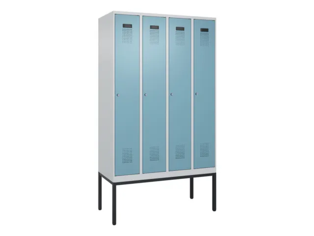 locker voor scheiding van kleding,HxBxD 2120x1200x500mm,4vak