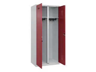 locker voor scheiding van kleding,HxBxD 1850x800x500mm,2vak - 1