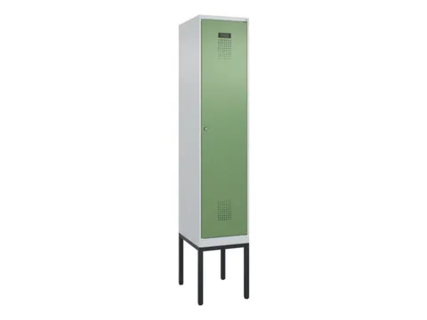locker,HxBxD 2120x400x500mm,1vak,vak B 400mm,cil.-slot,voetonderstel